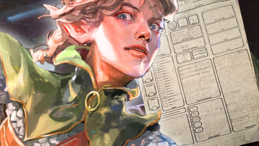 Altes Character Sheet Titelbild