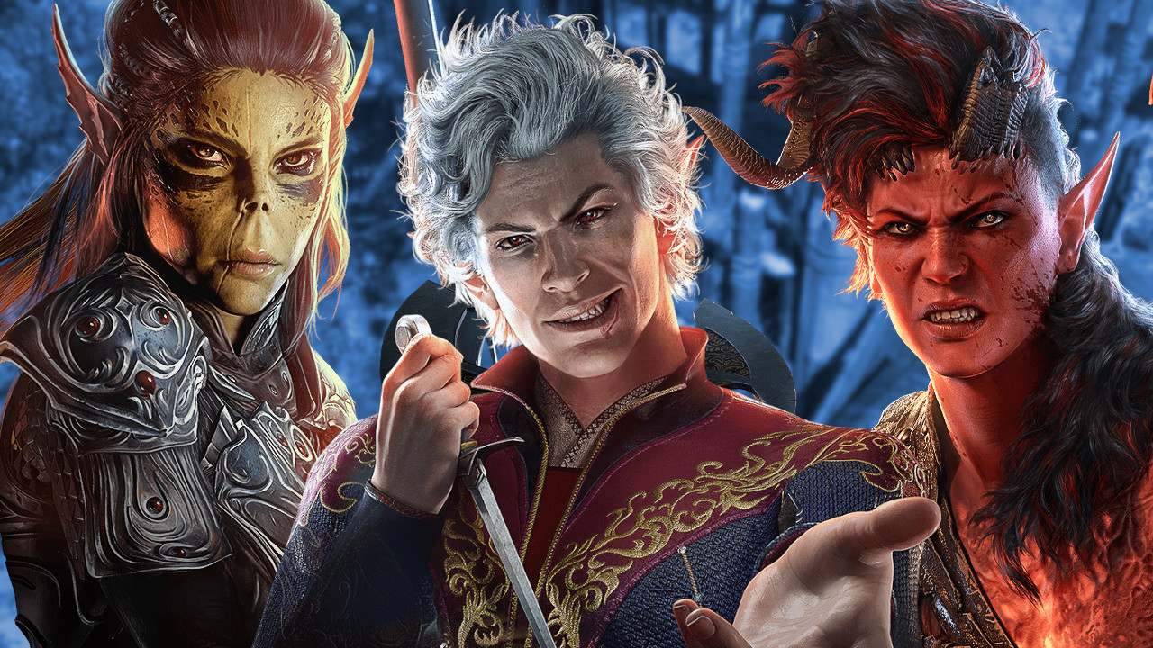 Baldurs Gate Laezel Astarion Karlach titel title 1280x720 1