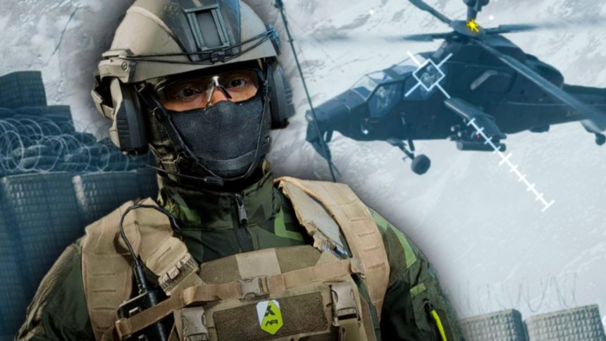 Battlefield 6 Pionier und Helikopter im Hintergrund