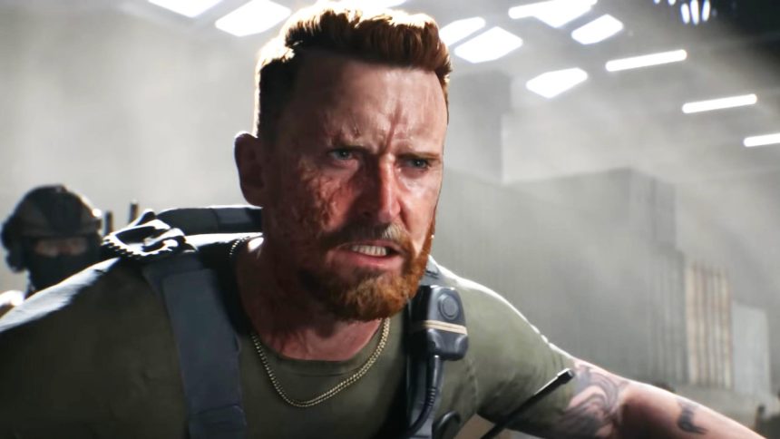 Battlefield 6 Reveal Trailer Mann guckt grimmig