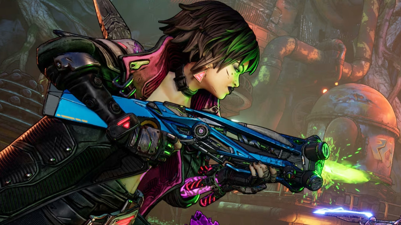 Borderlands 4 Vex mit Waffe