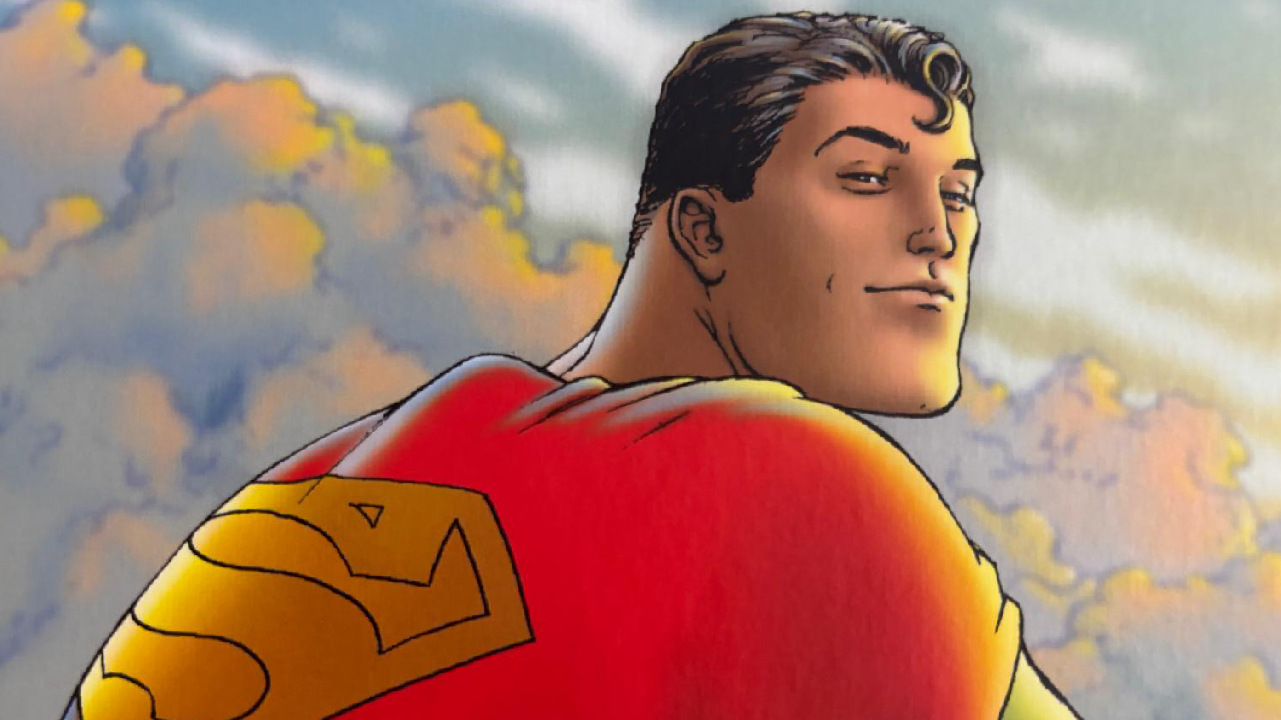 Dc Must Have All Star Superman Cover Zoom auf sein Gesicht