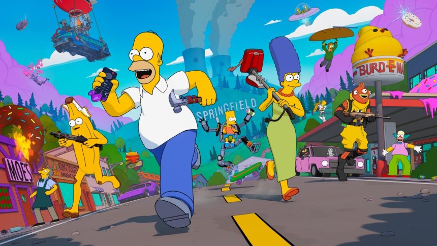 Fortnite Die Simpsons