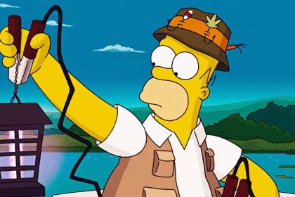 Fox Simpsons Film Homer mit Hut und Lampe