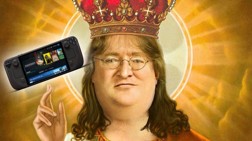 Gabe Newell Steam Deck