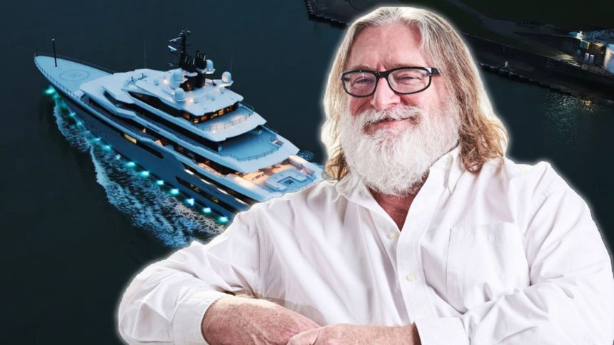Gabe Newell und seine Superduper Yacht
