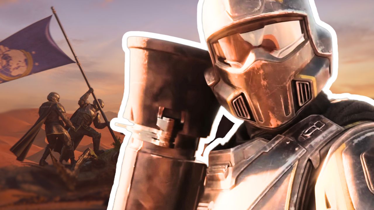 Helldivers Trooper und weitere Soldaten