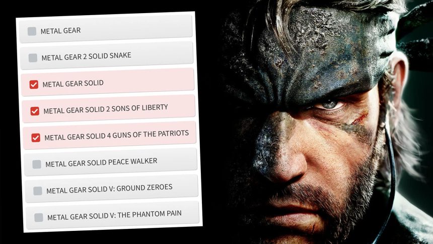 Metal Gear Umfrage