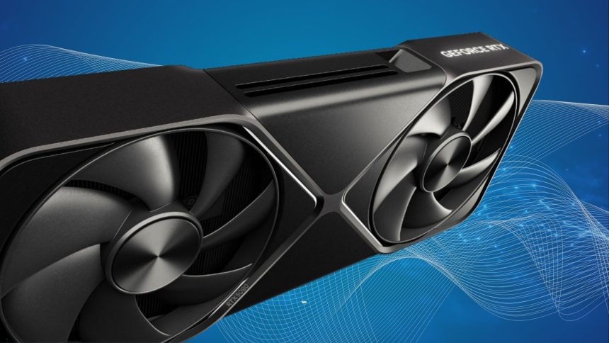 Nvidia RTX 5090 blau