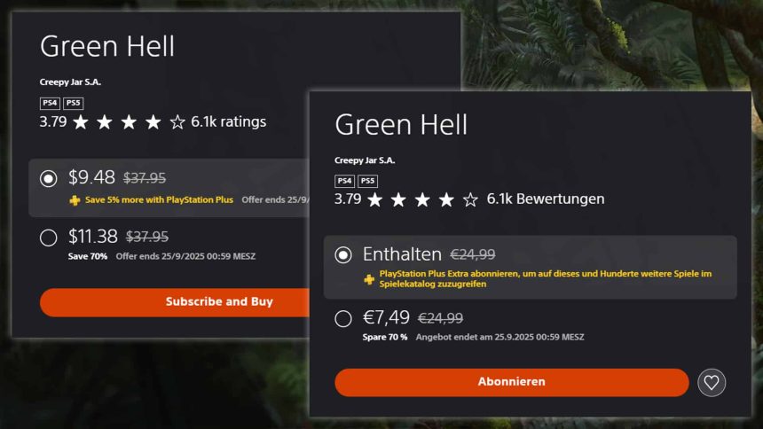 PS Store Green Hell
