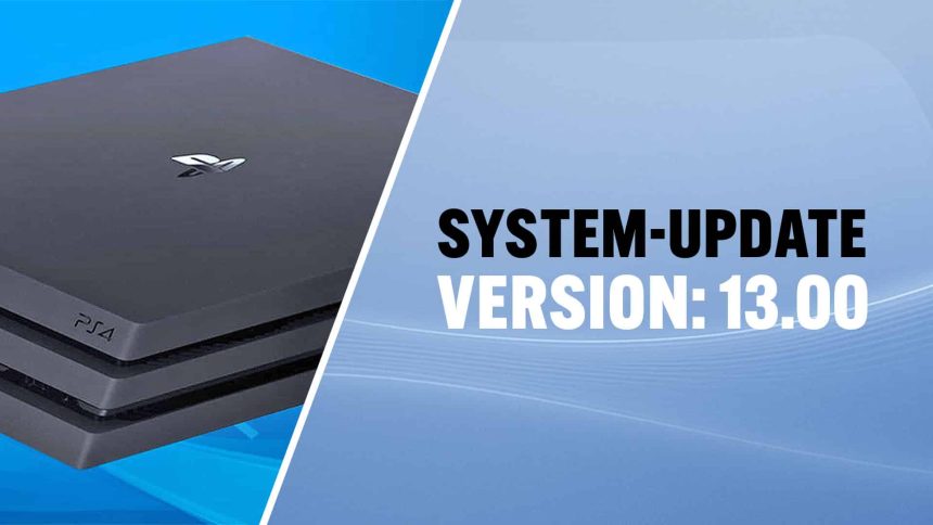 PS4 Version 13 00