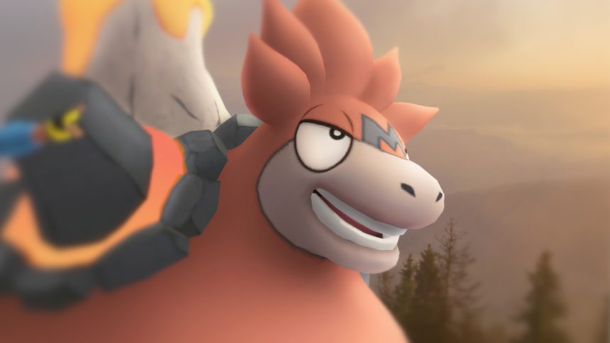 Pokemon GO Mega Camerupt Raid Tag