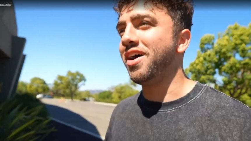 Screenshot Mizkif bei Auto Show