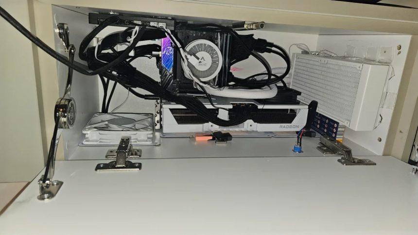 Tech News PC Build im TV Schrank