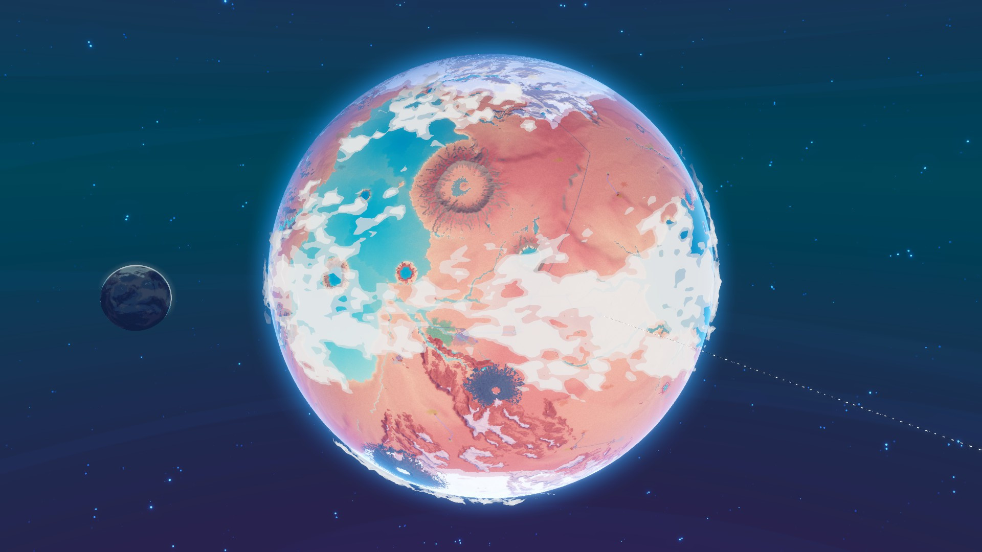 Titelbild Plan B Terraform Planet mit Wasser