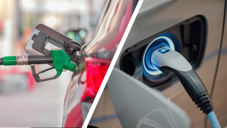 Titelbild Verbrenner und E Auto