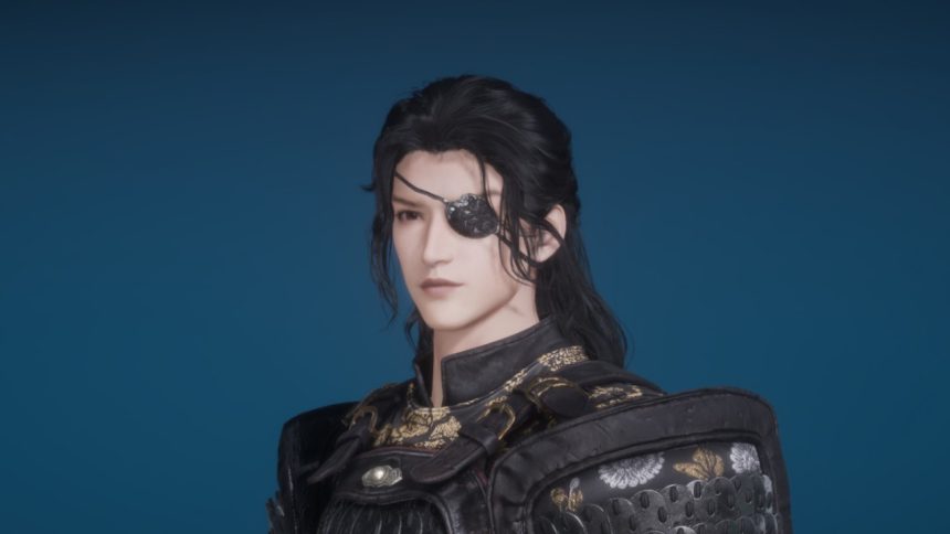 Titelbild Where Winds Meet Gesicht und Augenklappe