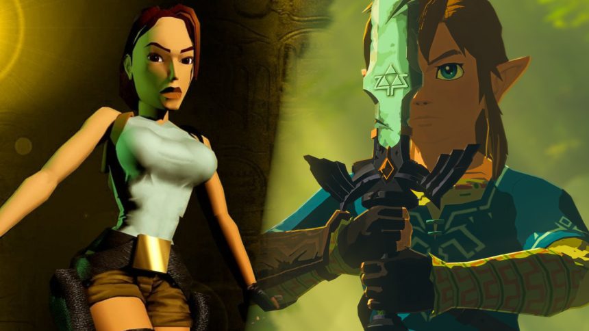 Tomb Raider Old Zelda Breath of the Wild mash titel title 1280x720 1
