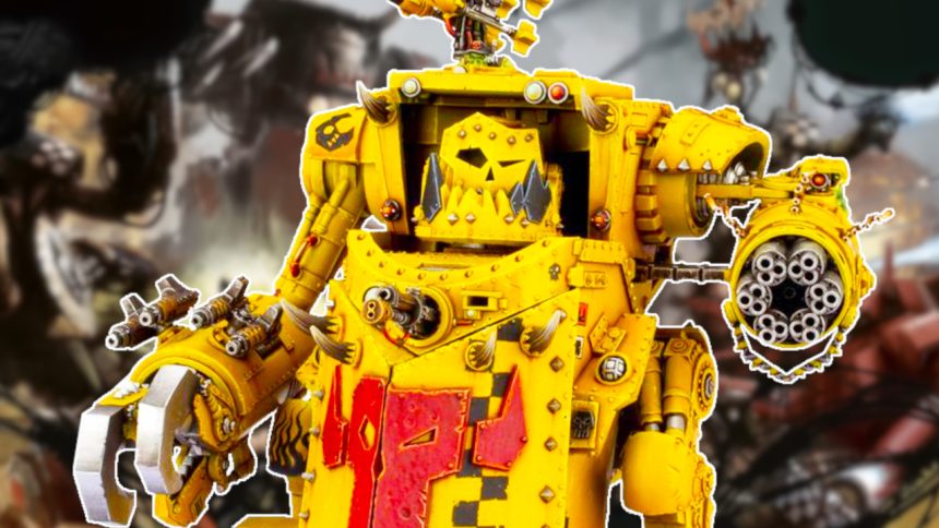 Warhammer 40k Gorkonaut Ork Armee Titel