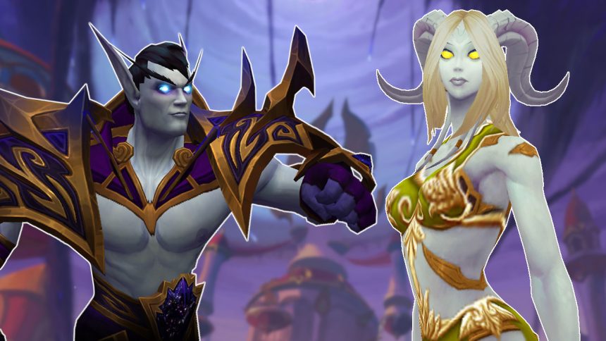 WoW Allied Races Lightforged Void Elf titel title 1280x720 1