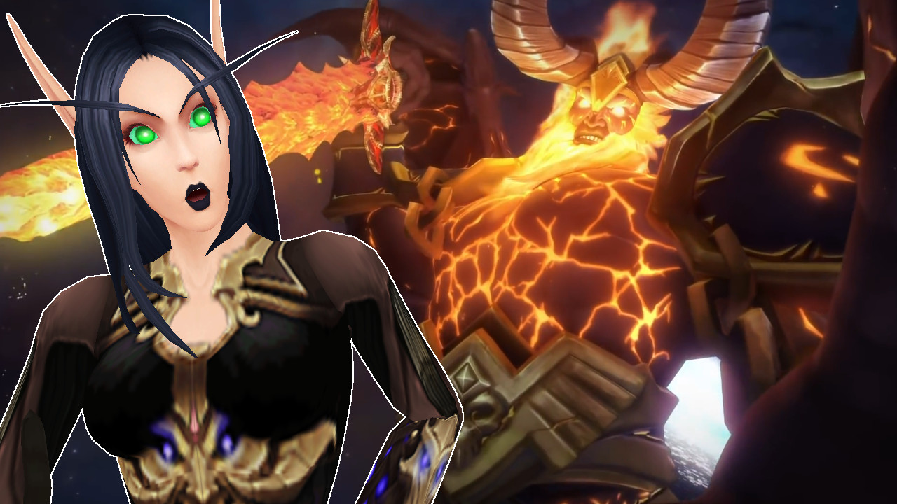 WoW Blood Elf Amazed Sargeras titel title 1280x720 1