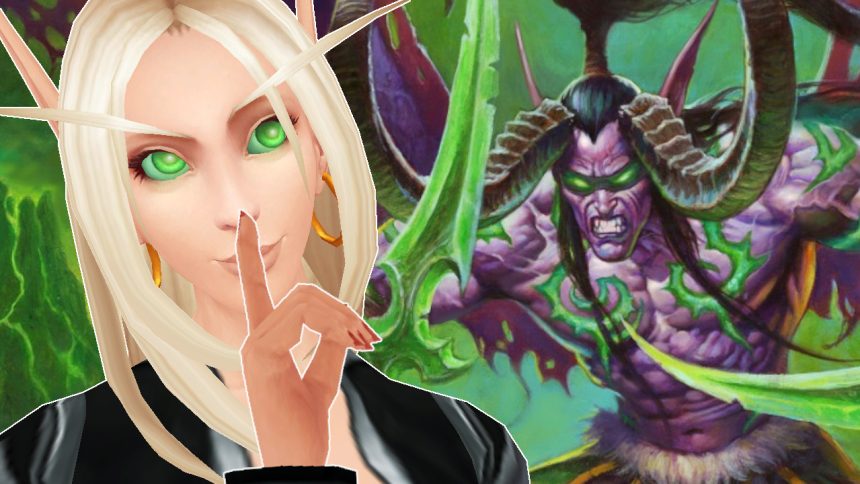 WoW Blood Elf Hush Illidan titel title 1280x720 1