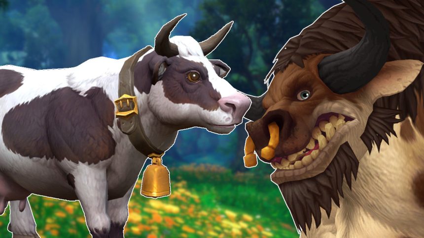WoW Cow and Tauren titel title 1280x720 1