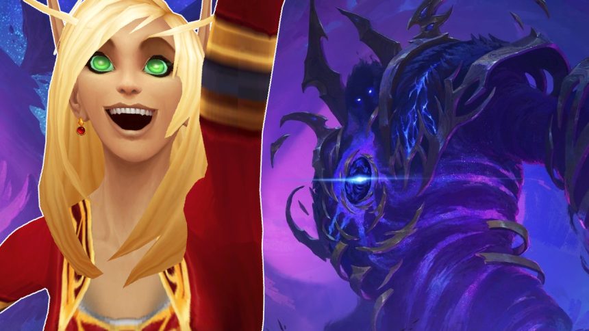 WoW Dimensius Blood Elf Cheer titel title 1280x720 1