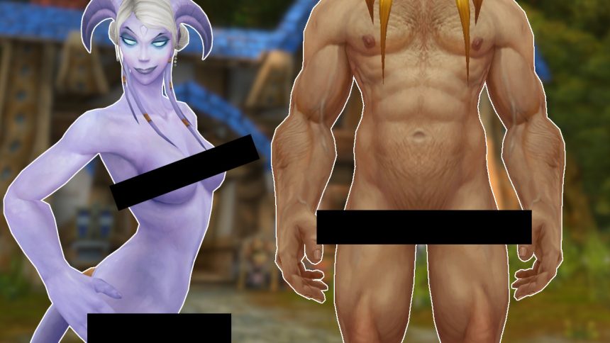 WoW Draenei Human naked titel titel 1280x720 1