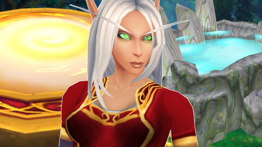 WoW Elf in front of wells titel title 1280x720 1