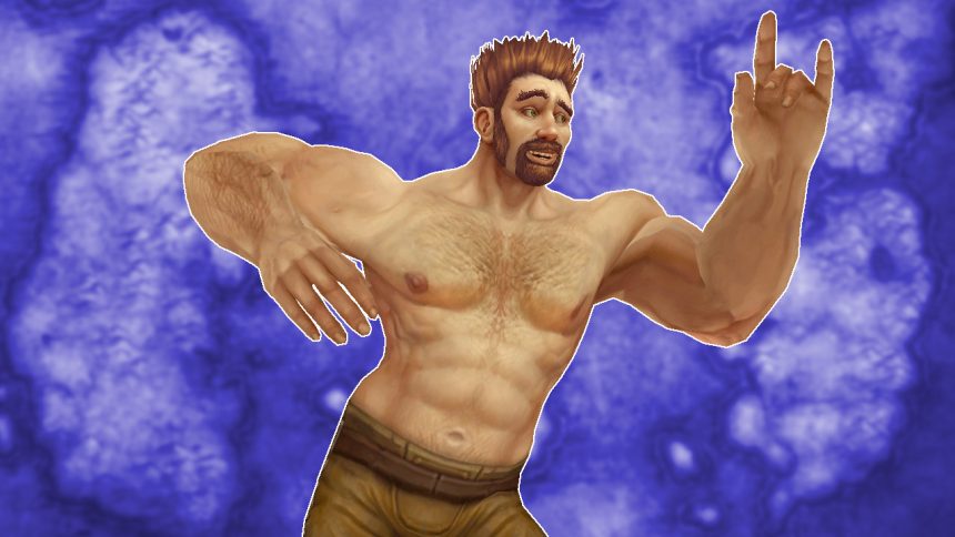 WoW Human Male Naked Dance title titel 1280x720 1