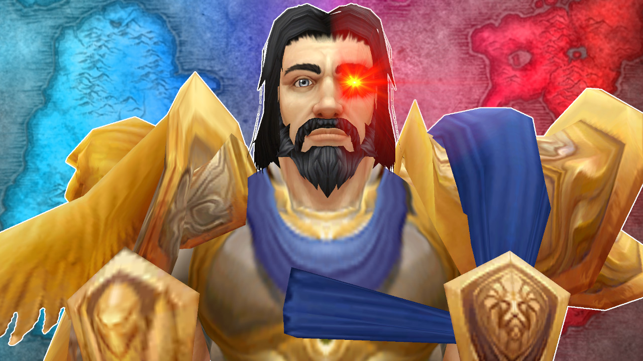WoW Human Paladin Warrior Glow Eye titel title 1280x720 1