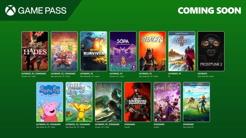 Xbox Game Pass September 2